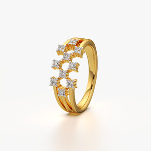 Twinkling Cluster Ring