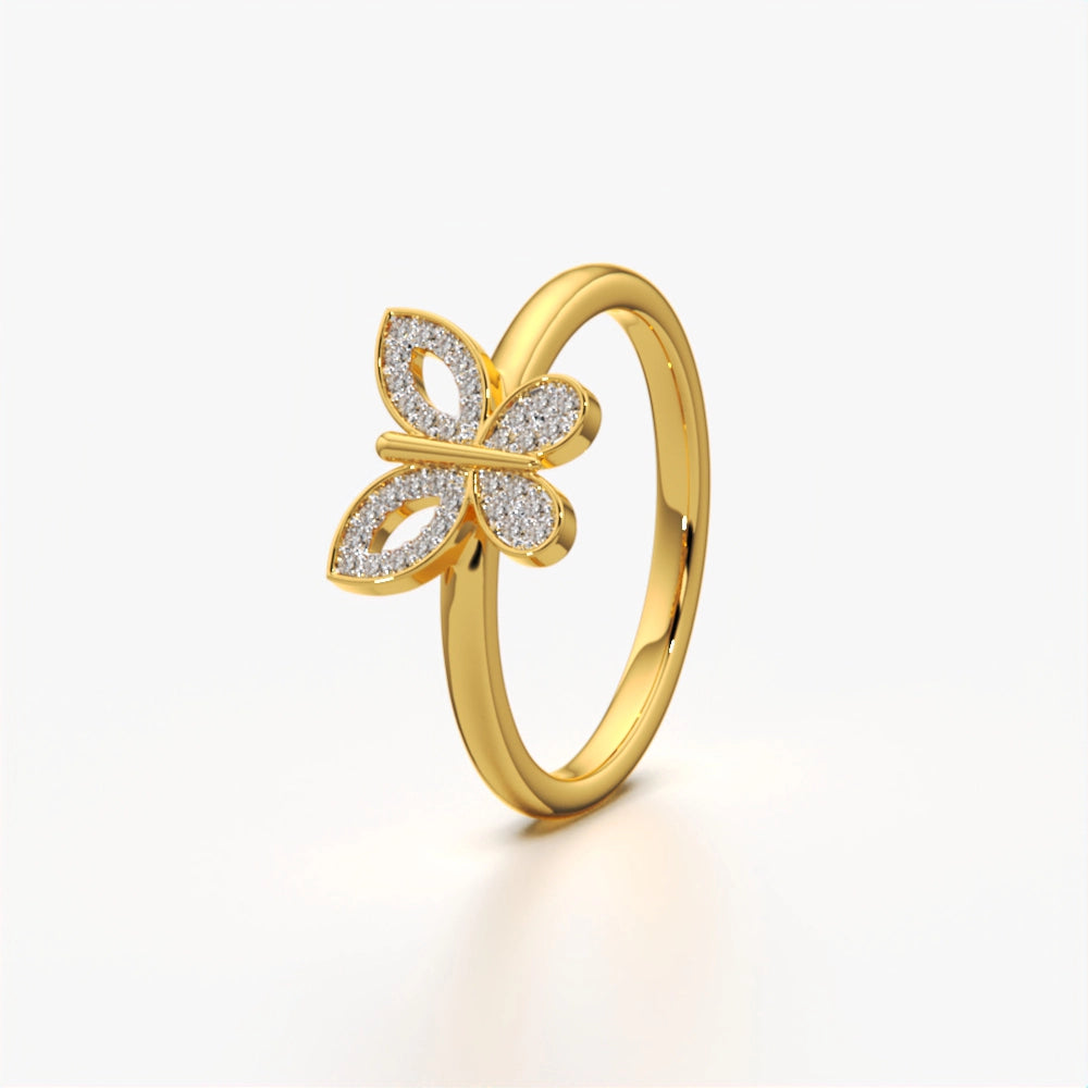 Butterfly Dreams Diamond Ring