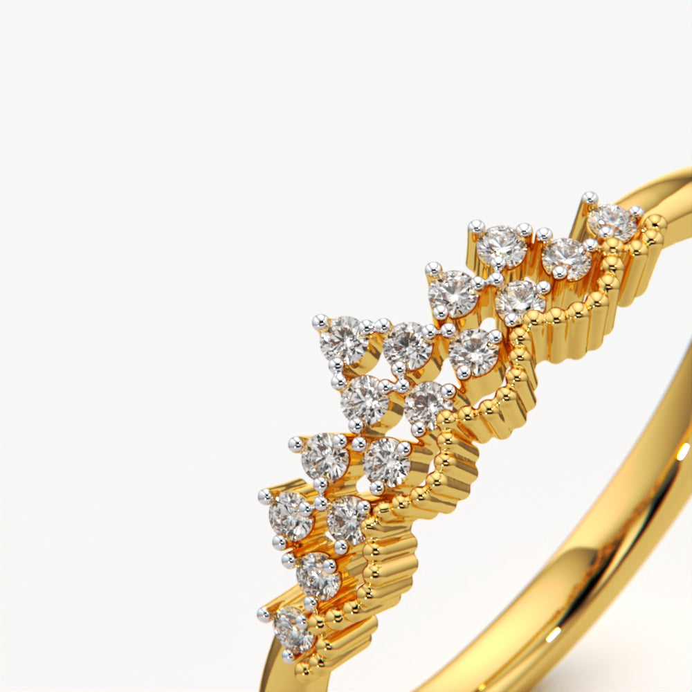 Stunning Unique Style Diamond Ring