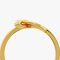 Mini Knot Pave Ring
