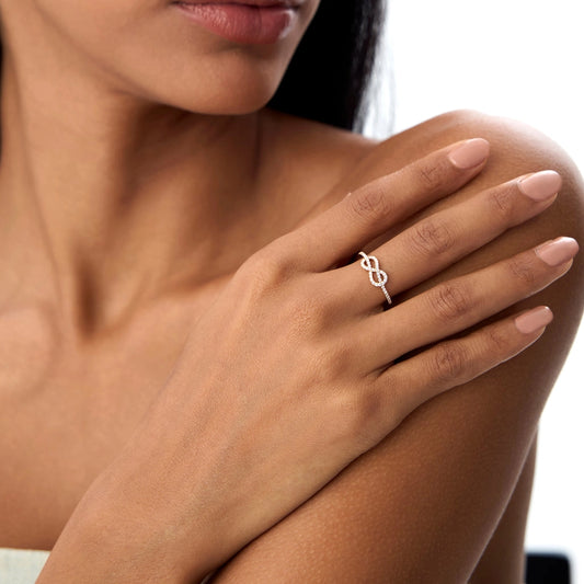 Eternal Sparkle Infinity Ring