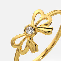 Open Bow Knot Ring