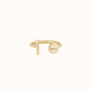 Personalized Open-Ended Ring - KYMEE
