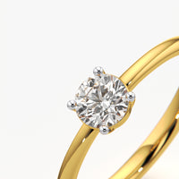Classic Four-Prong Solitaire Ring