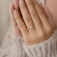 Classic Four-Prong Solitaire Ring