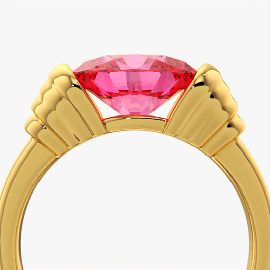 Oval Cabochon Statement Ring