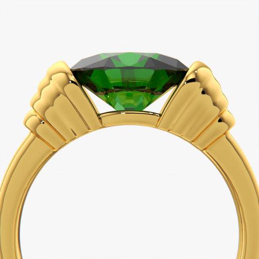 Oval Cabochon Statement Ring