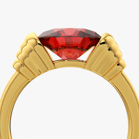 Oval Cabochon Statement Ring