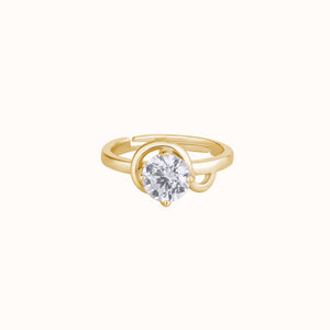 Contemporary Twisted Band Ring
