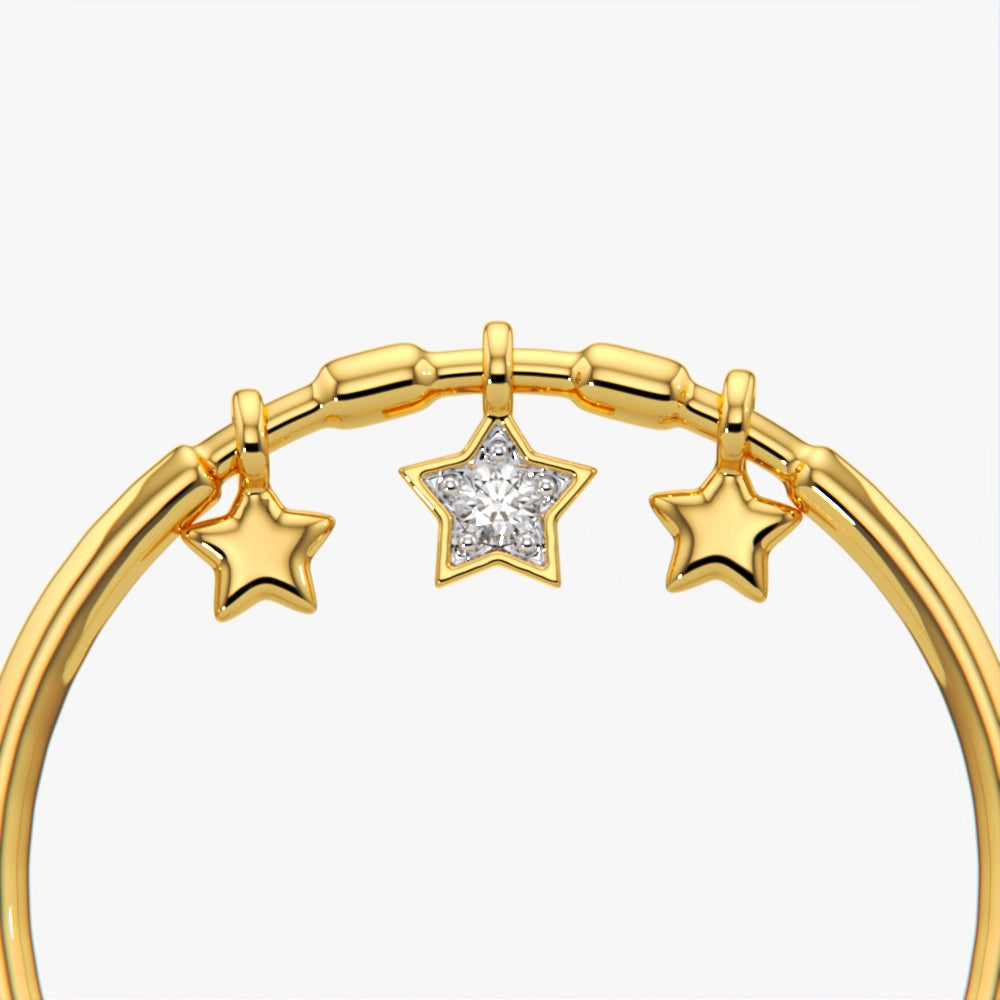 Sterling Stackable Star Ring