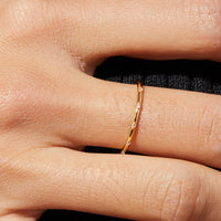 Spaced Half-Eternity Stackable Band