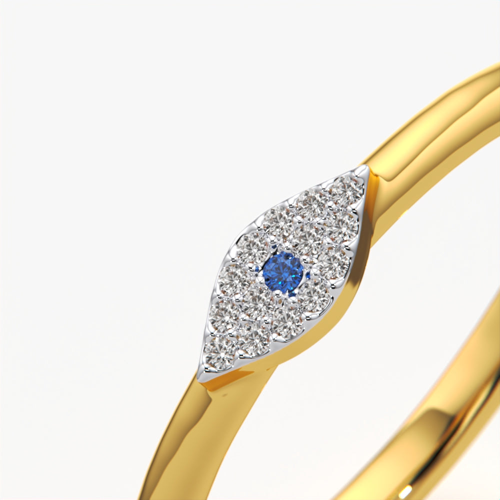 Diamond Eye Stackable Ring