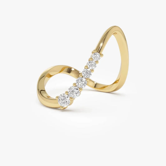 Eternal Curve Diamond Ring