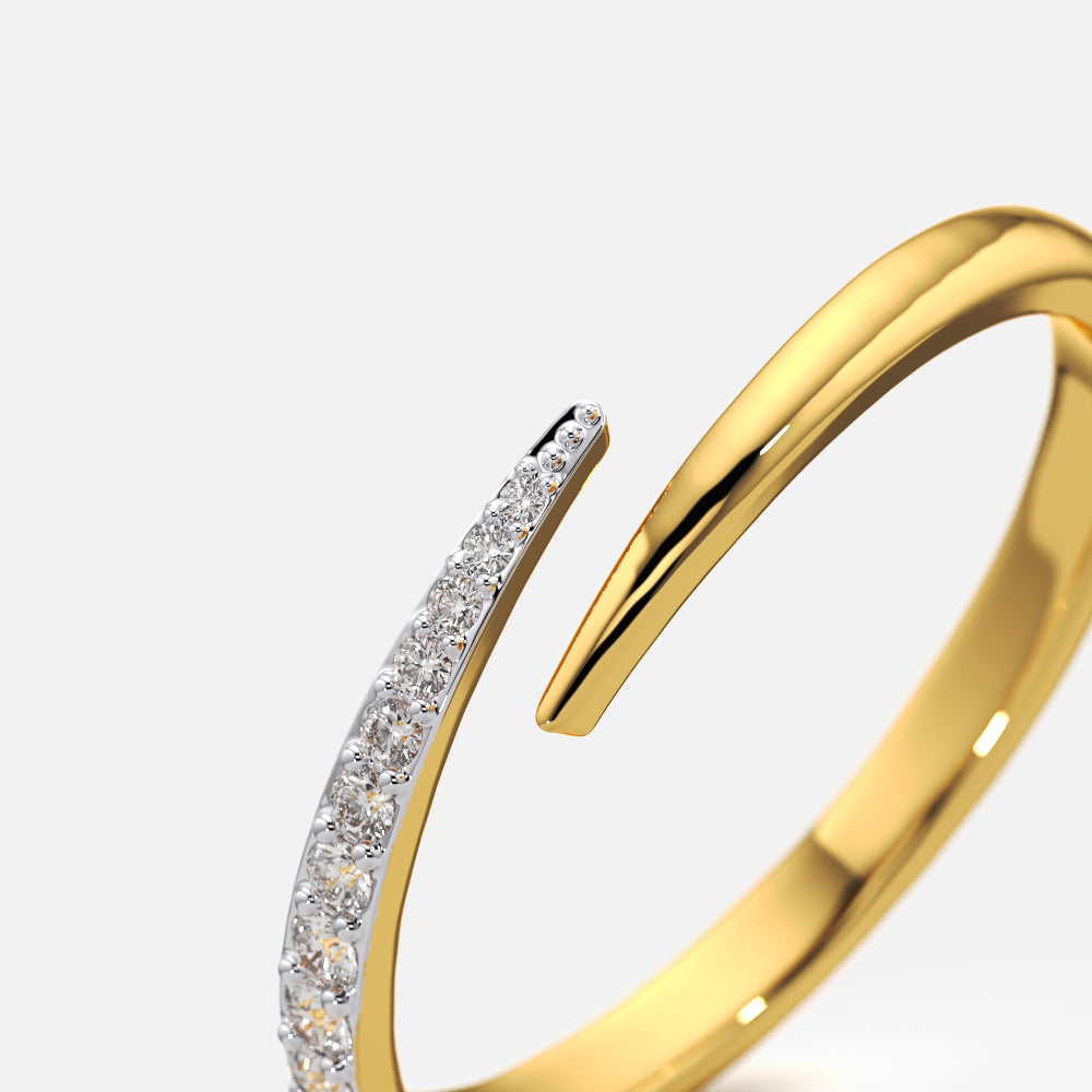 Open Wrap Tail Ring