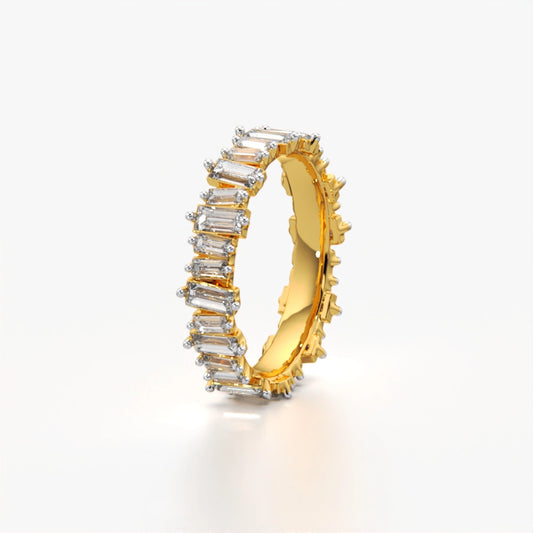 Eternity Baguette Diamond Band