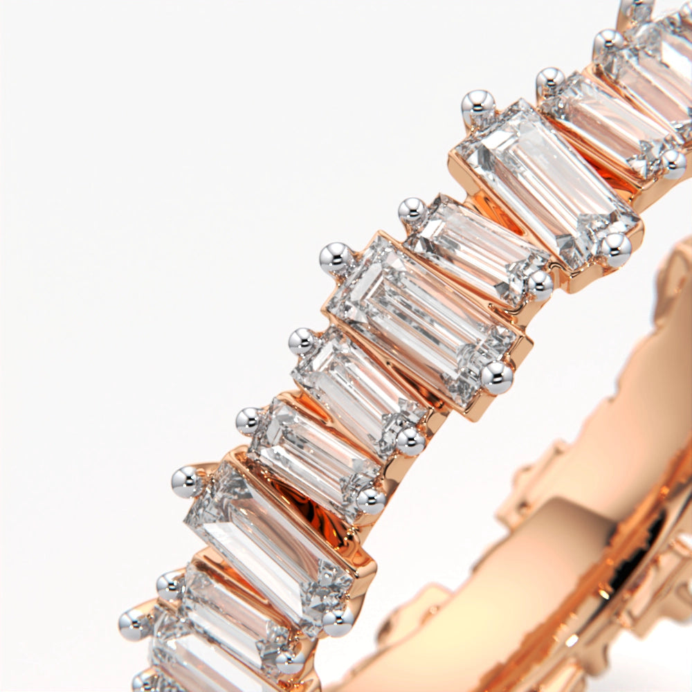 Eternity Baguette Diamond Band
