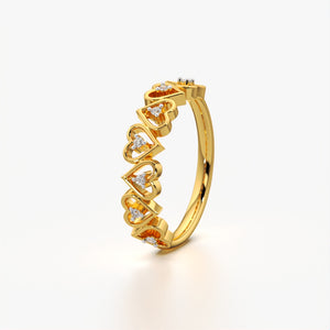Heart Style Wedding Ring