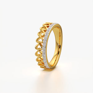 Romantic Heart Cutout Ring