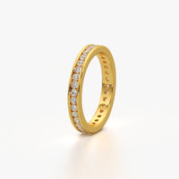 Channel Set Eternity Band