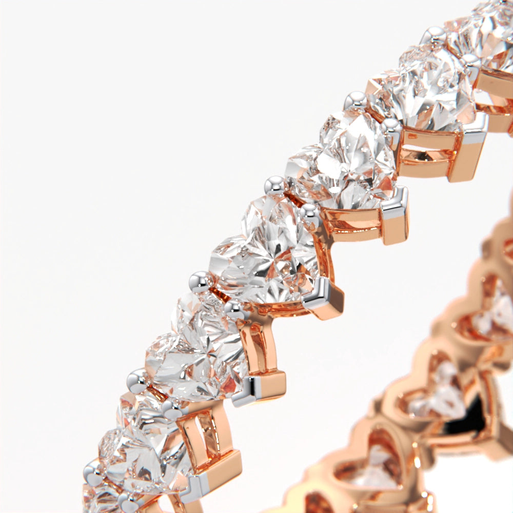 Full Heart Diamond Eternity Ring