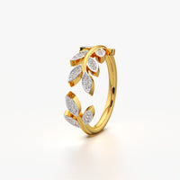 Laurel Vine Open Band Ring