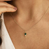 Kite Shape Art Deco Pendant Necklace