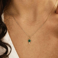 Kite Shape Art Deco Pendant Necklace