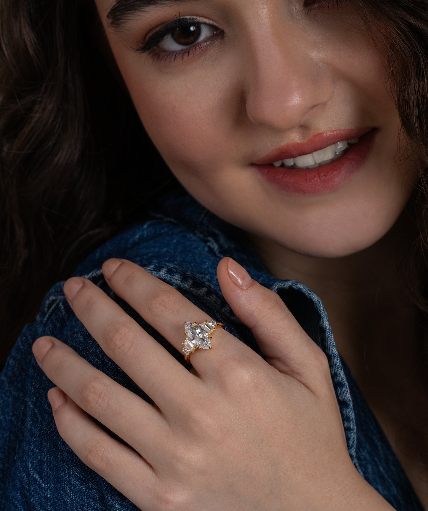 Marquise & Baguette Vintage Ring