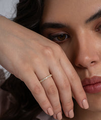 Marquise and Round Full Eternity Band