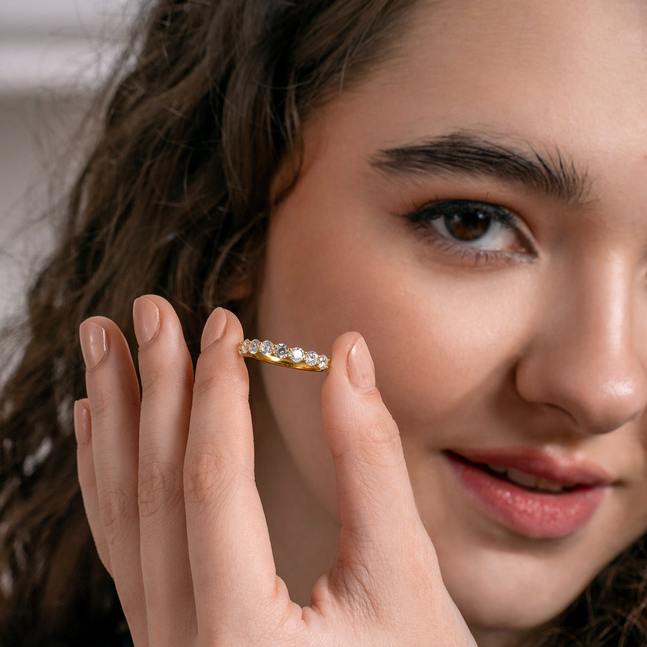 Classic Half Eternity Ring