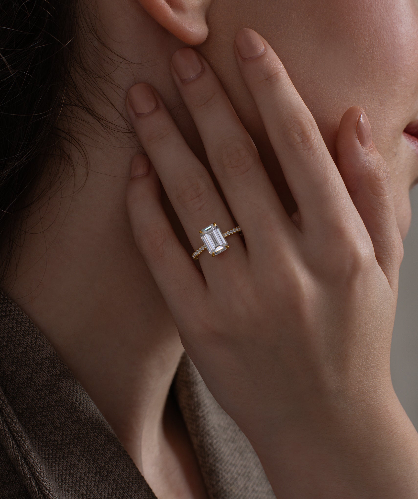 Emerald Spark Ring