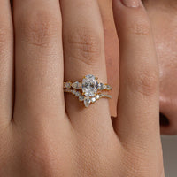Oval Marquise Ring Set