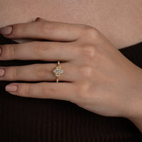 Marquise Celestial Cluster Ring