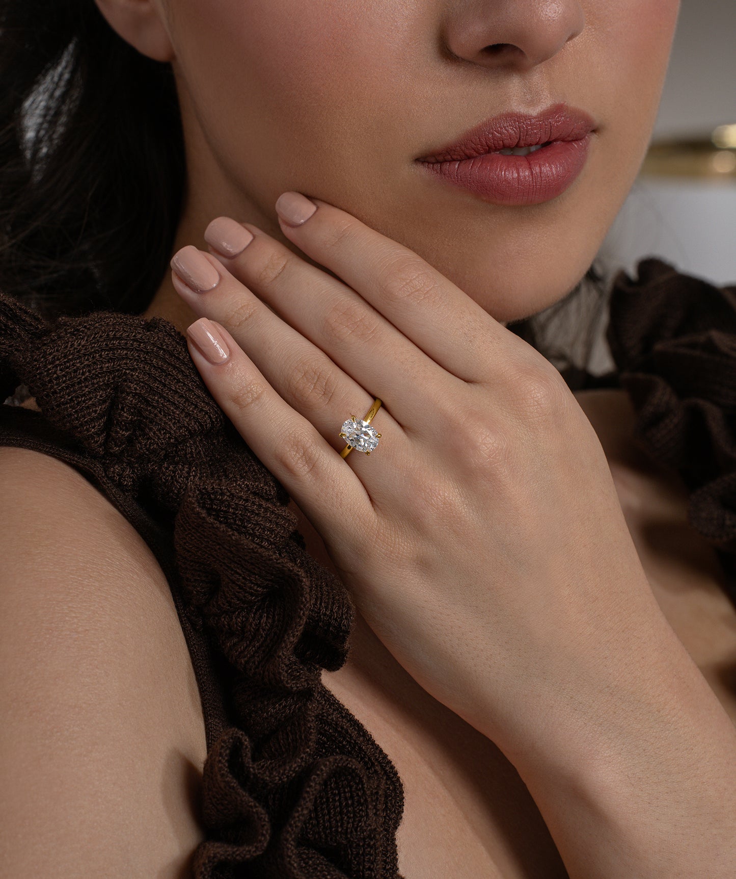 Classic Oval Solitaire Ring