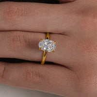 Classic Oval Solitaire Ring