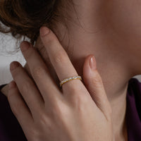 Emerald Cut Full Eternity Ring