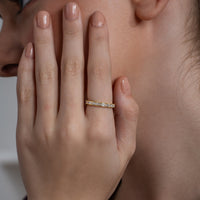 Emerald Cut Full Eternity Ring