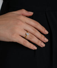 Pear Cut Classic Solitaire Ring