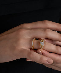 Princess Halo Twist Ring Set
