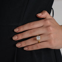 Radiant Cluster Accent Ring