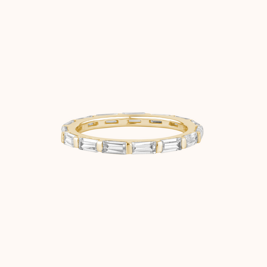 Baguette Diamond Trendy Band