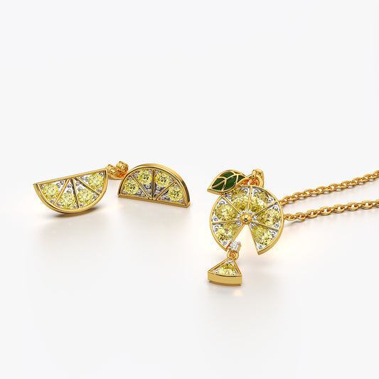 Sparkling Citrus Slice Set