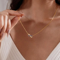 Pave Infinity Pendant Necklace