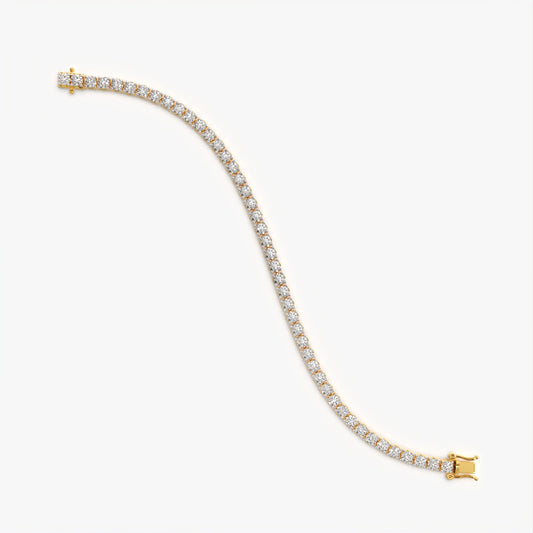 Round Diamond Tennis Bracelet
