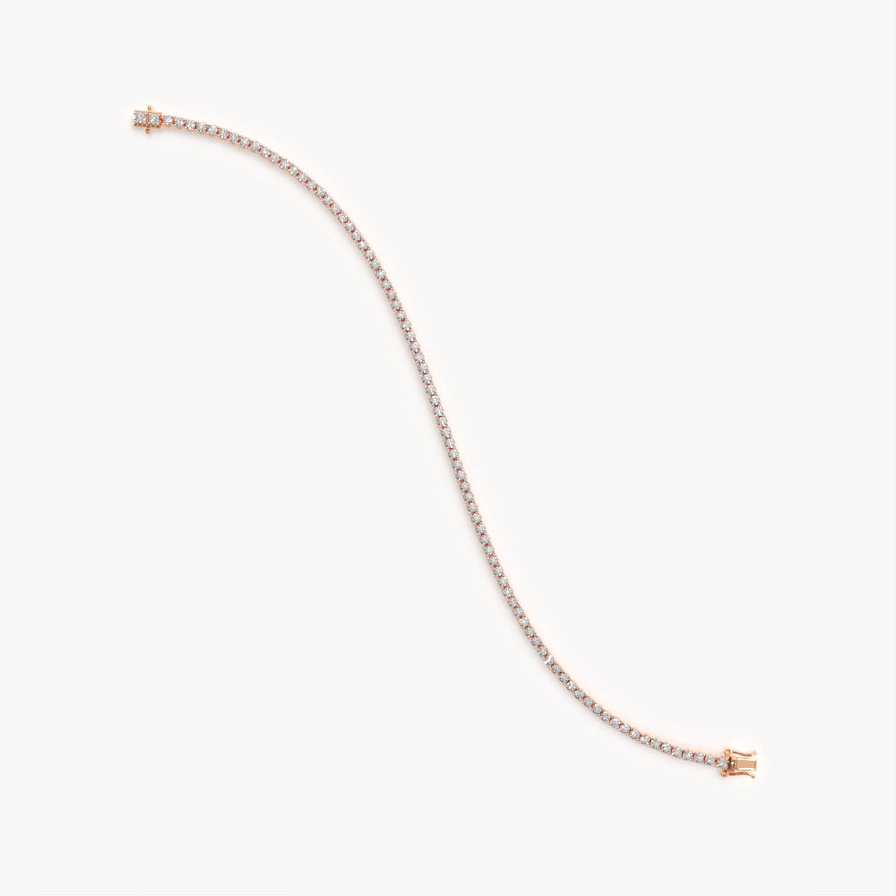 Round Diamond Tennis Bracelet
