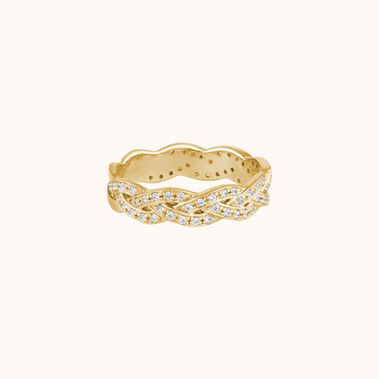 Duan Twisted Diamond Band