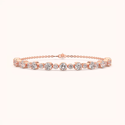 Luxury Silver Tennis Bracelet