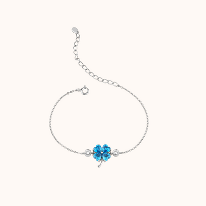 Elegant Floral Charm Bracelet