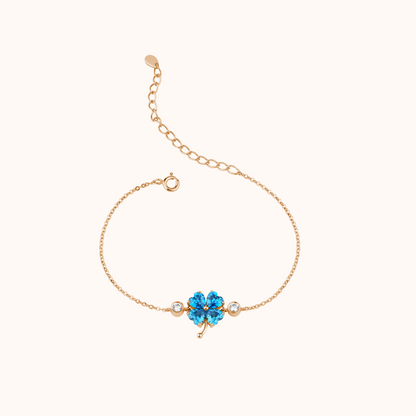 Elegant Floral Charm Bracelet
