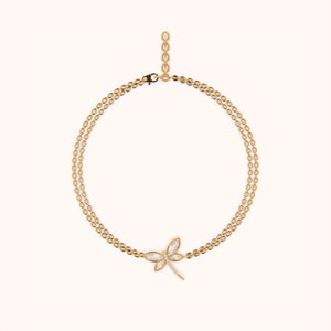 Delicate Butterfly Charm Bracelet - KYMEE